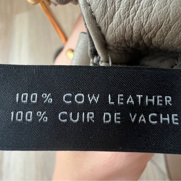 Marc by Marc Jacobs crossbody purse grey gray bag genuine leather taupe - Picture 6 of 10